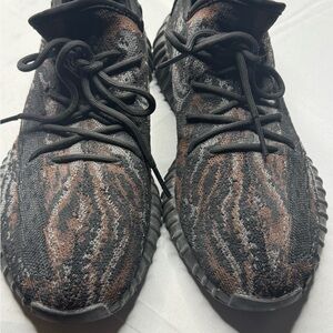 Adidas White Sneakers with Black Accents